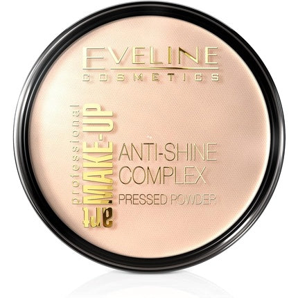 Eveline Art Make-Up Anti-Shine Complex Pressed Powder - 32 Natural, 14g
