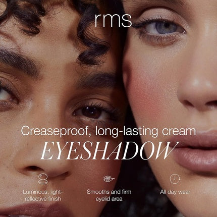 RMS Beauty Eyelights Cream Eyeshadow Metallic Eyelid Color Shimmer Cream Eye Shadow Glitter Halo 0.28 Fl Oz