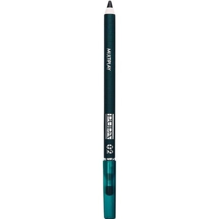 PUPA Milano Multiplay Eye Pencil 02 Electric Green for Women 0.04oz
