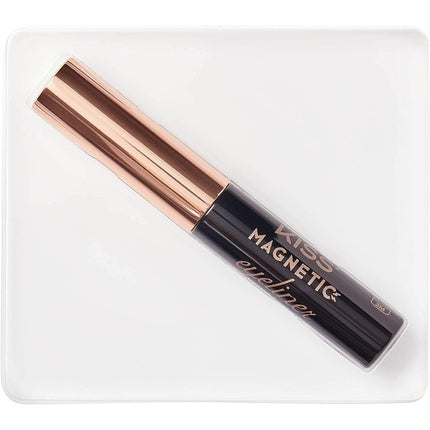 KISS Magnetic Lash Collection Magnetic Eyeliner Black Smudge Proof Biotin Infused with Precision Tip Brush