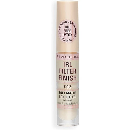 Makeup Revolution IRL Concealer Filter Finish Medium to Full Coverage 6g C15