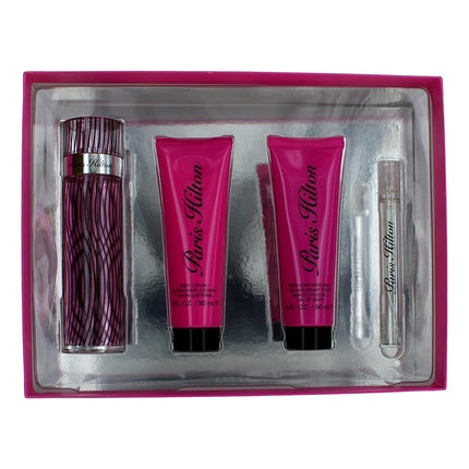 Paris Hilton by Paris Hilton 4 Piece Gift Set for Women with Travel Spray