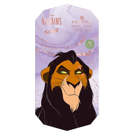 essence Disney Villains Scar Eyeshadow Palette 14 Colors Long-Lasting Vegan