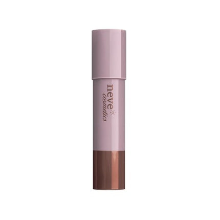 Neve Cosmetics Caramel Brown Stick Bronzer with Velvety Matte Finish and Integrated Star System Sponge - Savannah