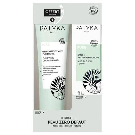 Patyka Anti-Imperfections Serum 30ml & Cleansing Gel 150ml - Pack of 2