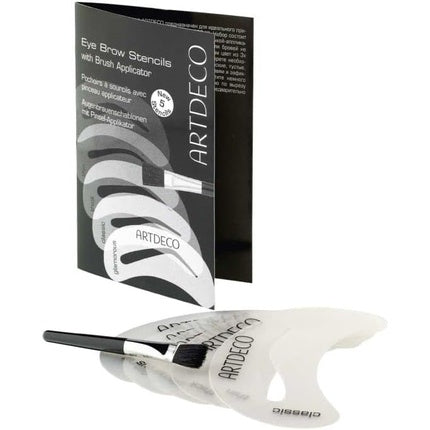 Artdeco 1180-46298 Eyebrow Stencils with Brush Applicator