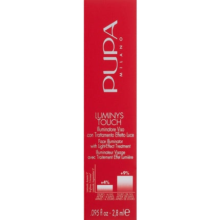 PUPA Milano Luminys Touch Face Illuminator with Light Effect Treatment 2.8ml