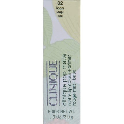 Clinique Matte Lip Color + Primer No. 02 Icon Pop 0.13 Oz