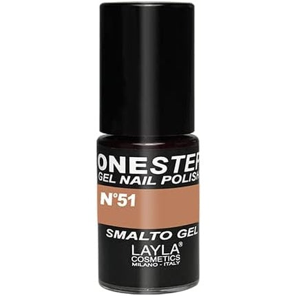 Layla Cosmetics One Step Gel Nail Polish Love Chocolate 5ml