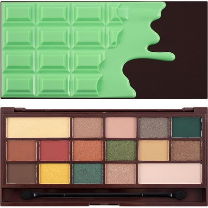 Revolution I Heart Makeup Mint Chocolate Eye Shadow Palette 14 x 1.22g - 2 x 2.44g 22g