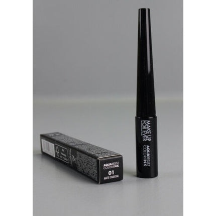 Make Up For Ever Aqua Resist Color Ink Liquid Eyeliner 01 Matte Charcoal