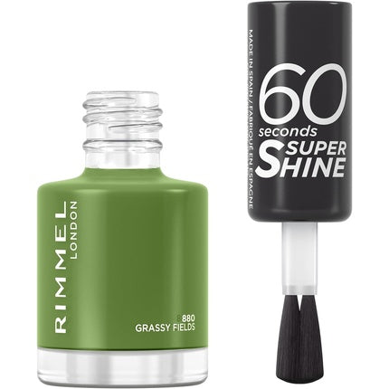 Rimmel 60 Seconds Nail Polish 880 Grassy Fields Nail Colour Collection 60sec Grassy Fields