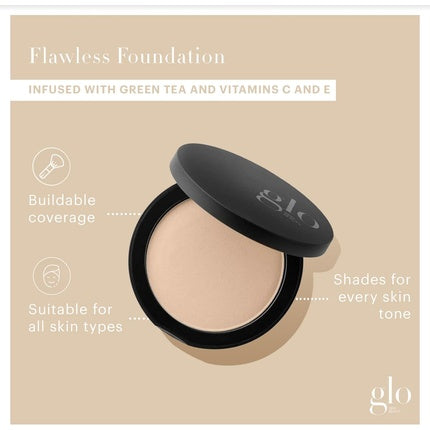 Glo Skin Beauty Pressed Base Natural Medium 9g