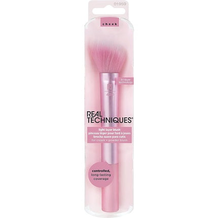 Real Techniques Light Layer Blush Makeup Brush for Cream and Powder Blush 430