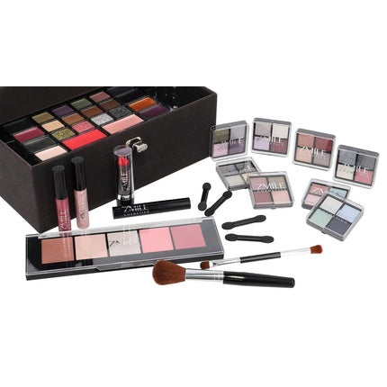 ZMILE Cosmetics Beauty Case Velvety Makeup Case Dark Gray Limited Edition