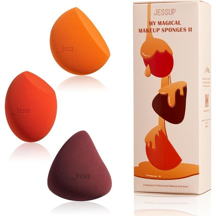 Jessup Face Soft Beauty Blender Makeup Sponge Set Of 3