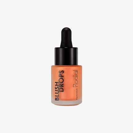 Rodial Blush Drops Apricot Sorbet Lustrous Honey-Apricot for Golden Glow Nourishing with Vitamin E Multi-Use Liquid 0.5 fl. oz.