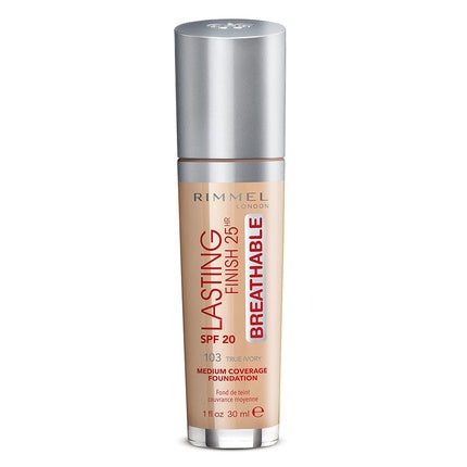 Rimmel London Lasting Finish Breathable Foundation 103 True Ivory 30ml