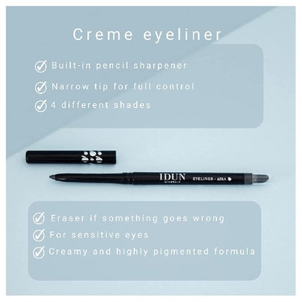 IDUN Minerals Cream Eyeliner Lava Black