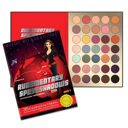Rude Cosmetics Book 7 Rudementary Spyeshadows 35 Eyeshadow Palette