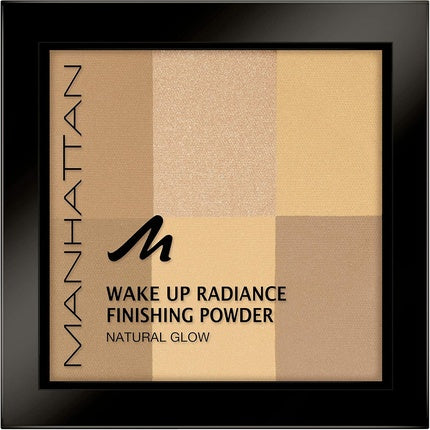 Manhattan Wake Up Radiance Finishing Powder with Matt and Shiny Shades 002 Honey