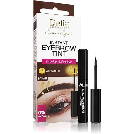 Delia Eyebrow Expert Single-Component Express Eyebrow Henna 4.0 Brown 6ml