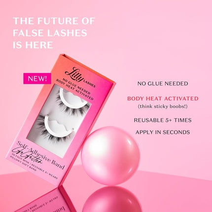 Lilly Lashes 3D Self Adhesive Eyelashes - No Lash Glue Needed