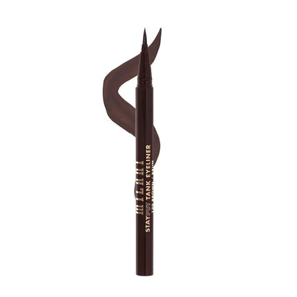 Milani The Tank Liquid Eyeliner No-Skip Waterproof Formula Makeup Pen Long Lasting Smudgeproof 120 Brown