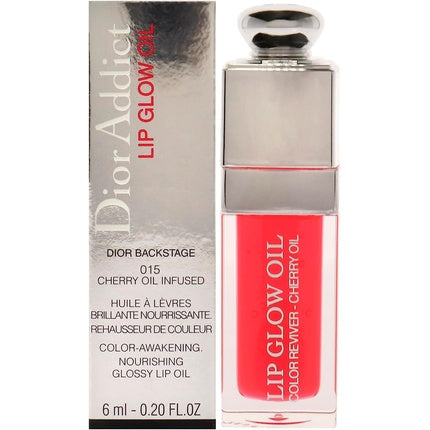 Dior Addict Lip Glow Oil 015 Cherry Clear 1 Count