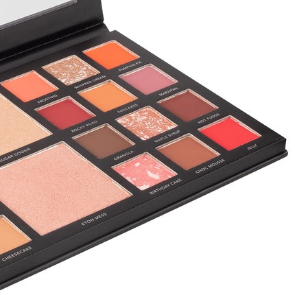 LaRoc Pro The Bakery Box 26 Shades Eyeshadow and Highlighter Makeup Beauty MUA Palette Long Lasting Highly Pigmented Shimmering Matte Skin Tones