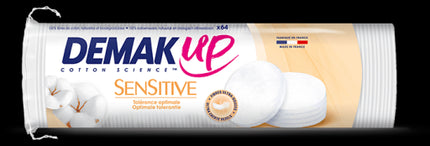 Demak'up Sensitive Oval Makeup Remover Discs - 48 Units