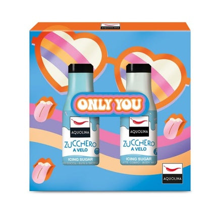 Aquolina Only You Powder Sugar Shower Gel 125ml + Body Milk 125ml