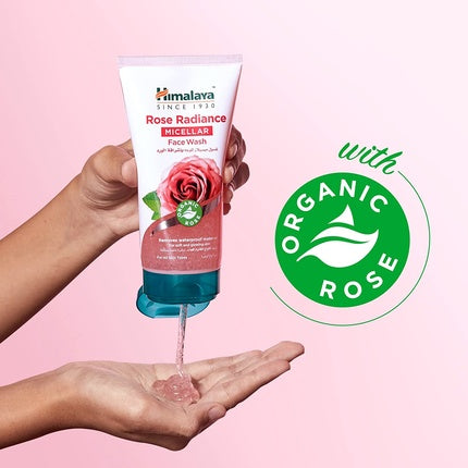 Himalaya Rose Micellar Make Up Removing Face Wash for Soft and Glowing Skin 150ml
