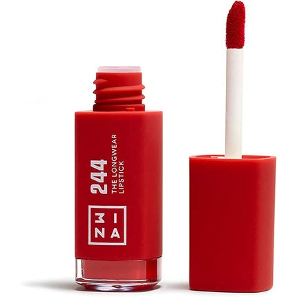 3INA MAKEUP The Longwear Lipstick 244 Red Matte Lipstick with Hyaluronic Acid 4.5ml