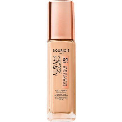 Bourjois Always Fabulous Extreme Resist Spf20 Concealing Foundation 125 Ivory 30ml
