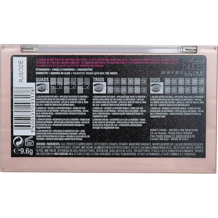 Maybelline The Blushed Nudes Eyeshadow Palette - 9.6g