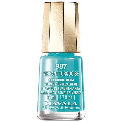 Mavala Nail Polish Dash & Splash 2019 Collection Vibrant Turquoise 15ml