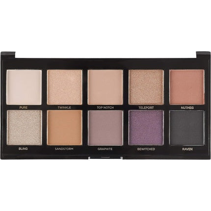 Profusion Cosmetics Smoky Eyeshadow Palette with 10 Shades
