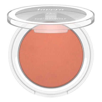 lavera Velvet Blush Powder Rosy Peach 01 Apricot with Organic Almond Oil and Vitamin E 5g
