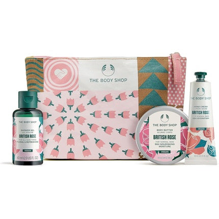 The Body Shop Bloom & Glow British Rose Mini Gift Set