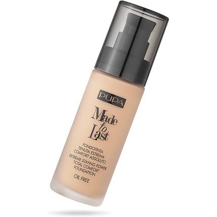 Pupa Made To Last Total Comfort Foundation Spf10 Long-Lasting Mattifying Foundation 050 30ml