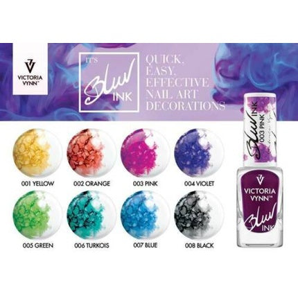 Victoria Vynn Metallic Blur Ink Watercolor Marble Smoke Smudge Nail Art 10ml