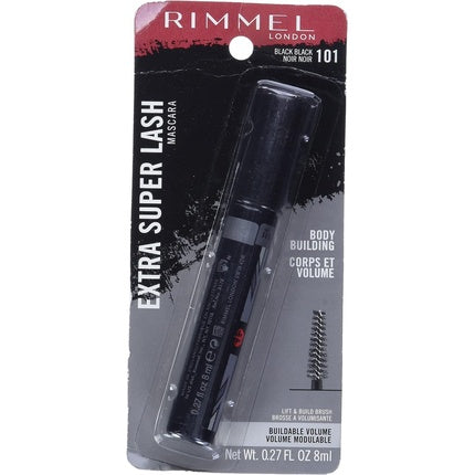 Rimmel Extra Super Lash Mascara Black 0.27 Oz