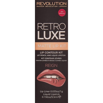 Makeup Revolution London Retro Luxe Matte Lip Kit (5ml)