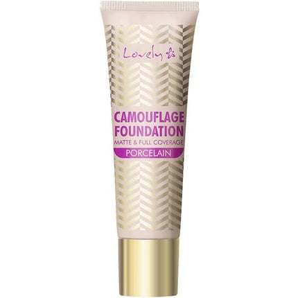 Lovely Camouflage Foundation Matt & Full Coverage - 1 Porcelain, 25g