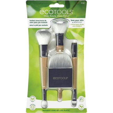 Ecotools Love Your Skin Vitamin E Infused Makeup Brush Set for Face