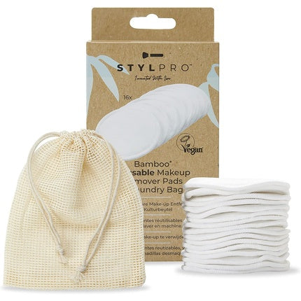 Stylpro Reusable Bamboo Makeup Remover Pads Refill 16 16 Count