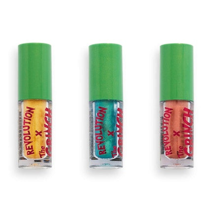 Makeup Revolution The Grinch Don't Give a Grinch Liquid Eyeshadow Christmas Set