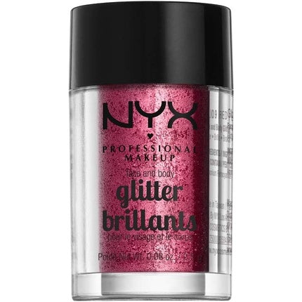 NYX Professional Makeup Face & Body Glitter Red 09