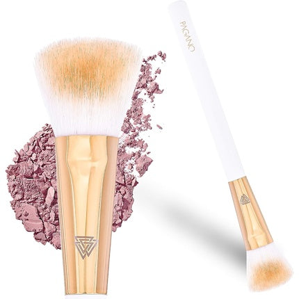 PAGANO 3D Contour Brush Synthetic Face Brush for Contouring and Modeling - P052